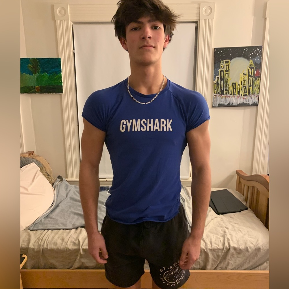 Blue Gymshark Apollo Tshirt